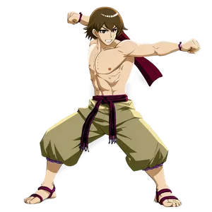 Anime Fight Poses Png Yug67 PNG Image