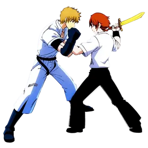 Anime Fight Scene Png Cnm24 PNG Image