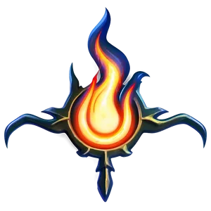 Anime Fire Curse Mark Png Kbu PNG Image