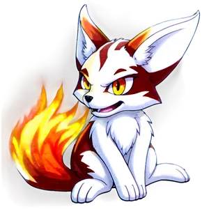 Anime Fire Fox Png 06252024 PNG Image