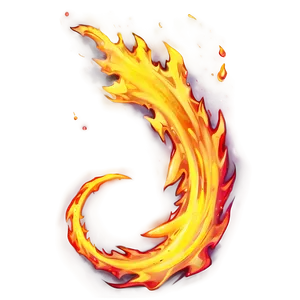 Anime Fire Swirl Png Eef14 PNG Image