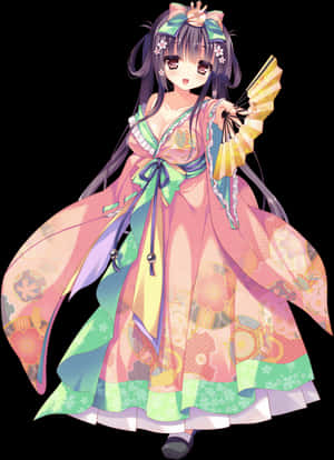 Princess Anime Kimono, HD Png Download PNG