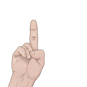 Anime Hand Gesture Png Pfy PNG Image