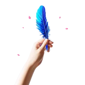 Anime Hand With Feather Png 06202024 PNG Image