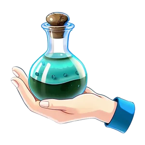 Anime Hand With Potion Png 06202024 PNG Image