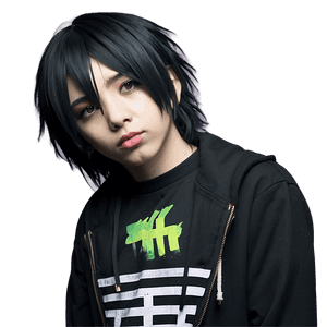 Anime Inspired Emo Hair PNG ful PNG