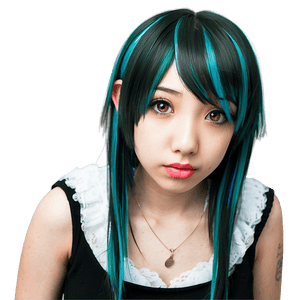 Anime Inspired Emo Hair PNG tbn PNG