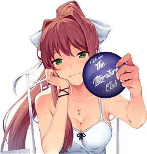 Doki Doki Literature Club Fanfic, HD Png Download PNG image with transparent background