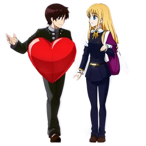 Anime Love Story Png Mlk PNG Image