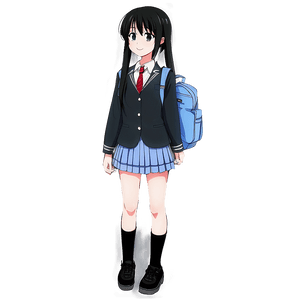 Anime School Uniform PNG 05032024 PNG image with transparent background