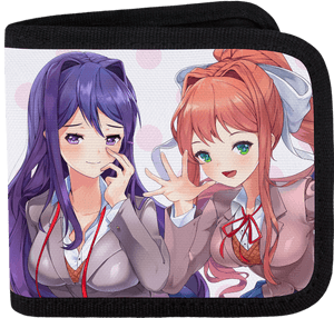 Messenger Bag Black Purse Doki Doki Literature Club, HD Png Download PNG image with transparent background