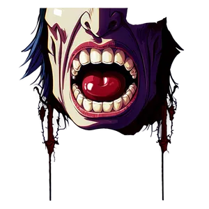 Anime Vampire Mouth Png 89 PNG Image