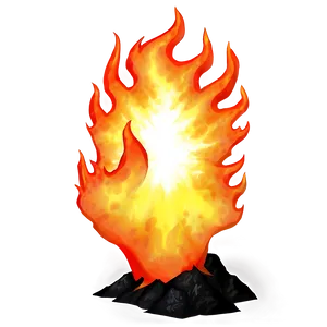 Anime Volcanic Fire Png Xbq84 PNG Image