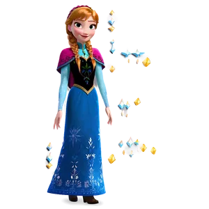 Anna Frozen Character Png Ban41 PNG Image