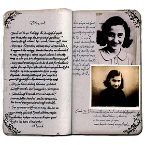 Anne Frank Diary Pages Png 06242024 PNG Image