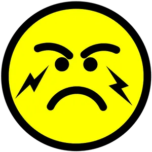 Annoyed Emoji Expression PNG Image