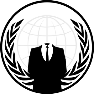 Anonymous Logo Silhouette PNG Image