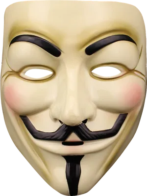 Anonymous Mask Iconic Symbol PNG Image