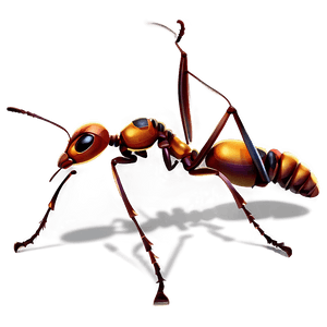 Ant Illustration PNG xdi1 PNG image with transparent background