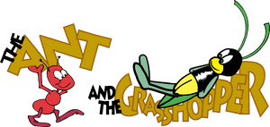 Ant And Grasshopper Clip Art Clipart Free Download - Ant And The Grasshopper Coloring Pages, HD Png Download PNG image with transparent background