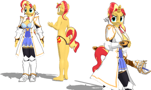 Sunset Shimmer - Octavia Melody And Sunset Shimmer, HD Png Download PNG with transparent background