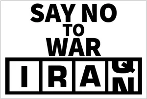 Anti War Slogan Iran PNG Image