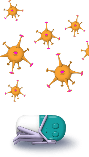 Germs Clipart Antibiotic Resistant Bacteria - Bactéria Foto Sem Fundo, HD Png Download PNG with transparent background