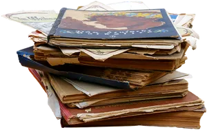 Antique Book Collection.png PNG Image