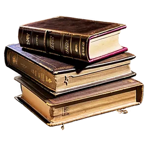 Antique Books Stack Png 71 PNG Image