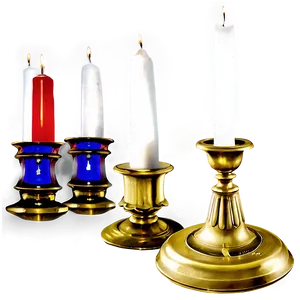 Antique Brass Candlestick Png 06262024 PNG Image