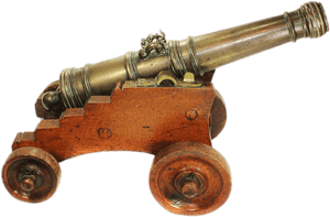 Bronze Signal Cannon - Cannon, HD Png Download PNG