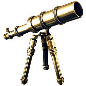 Antique Brass Telescope PNG 05242024 PNG image with transparent background