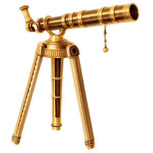 Antique Brass Telescope PNG 05242024 PNG image with transparent background