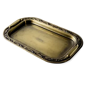 Antique Brass Tray Png Uho PNG Image