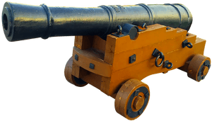Cannon, Carriage, An Old Cannon, Naval Gun, Shoot, - Cannon Gun Transparent, HD Png Download PNG