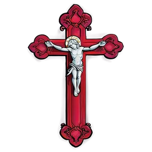 Antique Catholic Cross Illustration Png 41 PNG Image