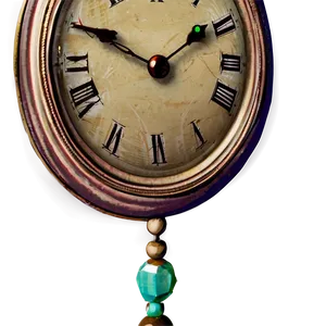 Antique Clock Clipart Png Hpf PNG Image