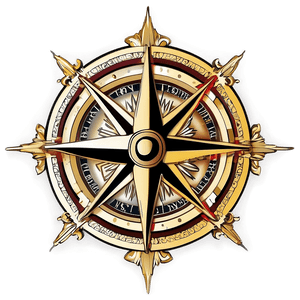 Antique Compass Rose Artwork PNG tnx95 PNG image with transparent background