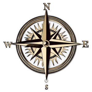 Antique Compass Rose Artwork PNG xdf65 PNG image with transparent background