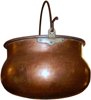 Boiler, Copper Boiler, Copper, Shiny, Cook, Fire, Png - Copper, Transparent Png PNG