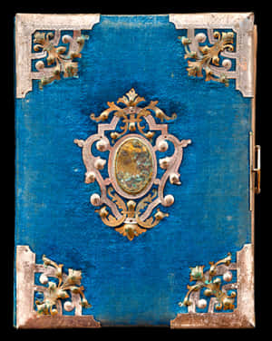 Antique Embellished Book Cover PNG image with transparent background
