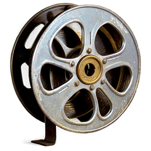 Antique Film Reel PNG hwv PNG image with transparent background