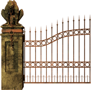 Download Gate Png Pic For Designing Purpose - Cemetery Gate Png, Transparent Png PNG with transparent background