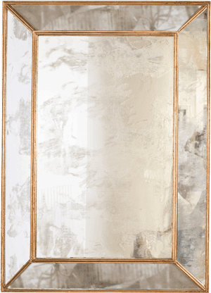 Worlds Away Dion Gold Leafed Rectangular Antique Mirror'title='worlds - Antique Mirror, HD Png Download PNG with transparent background