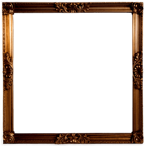 Antique Gold Frame PNG   awa PNG image with transparent background