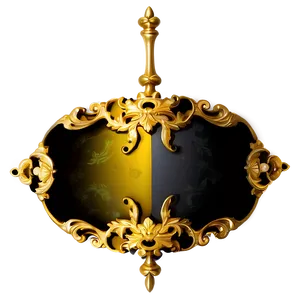 Antique Gold Plate Png Wjv61 PNG Image