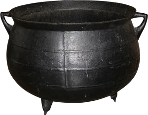 Antique Iron Cauldron.png PNG Image