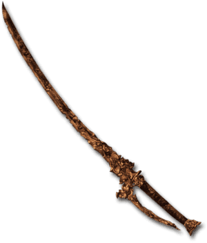 Antique Katana Sword PNG