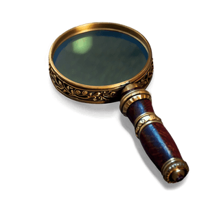 Antique Magnifying Glass PNG 05042024 PNG