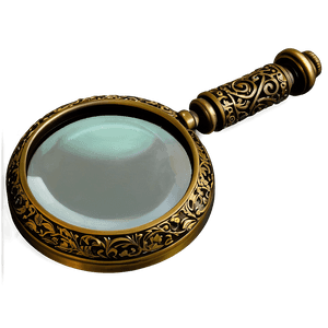 Antique Magnifying Glass PNG 32 PNG image with transparent background